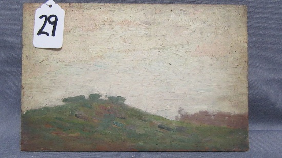 Will Larrymore Smedley; Chautauqua New York Artist 5.25" x 8" unframed. Abs