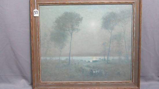 Will Larrymore Smedley; Chautauqua New York Artist 22.75" x 19" "Summer Eve