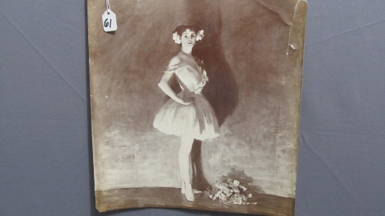 Ben Ali Hoggon 14.5" x 13" unframed. "The Little White Dancer". Photograph