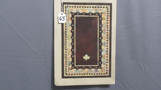 Will Larrymore Smedley; Chautauqua New York Artist 11.5" x 7.5" unframed. "