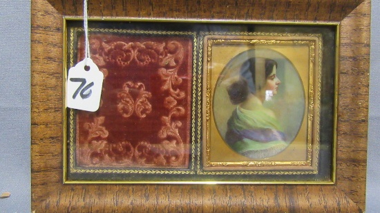 Will Larrymore Smedley; Chautauqua New York Artist 3'' x 2.5'' in oval fram