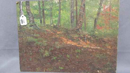 Will Larrymore Smedley; Chautauqua New York Artist 12.25" x 9" unframed. "N