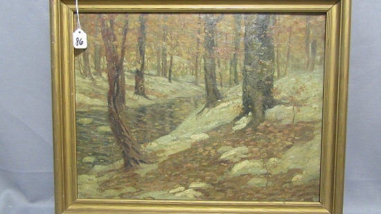 Will Larrymore Smedley; Chautauqua New York Artist 17.5" x 13" framed. "Win