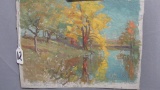 Will Larrymore Smedley; Chautauqua New York Artist 9.5 x 12.5