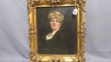 Will Larrymore Smedley; Chautauqua New York Artist Lady Portrait on Board a