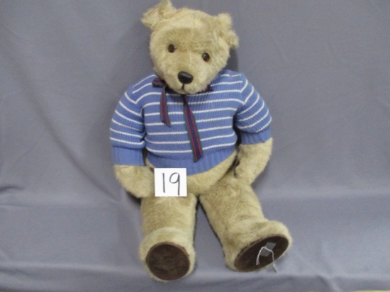 27" Little Folk Jointed Bear with Sweater