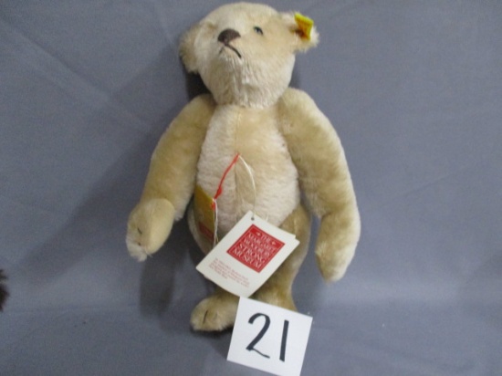 Steiff Bear original tags, Margaret Strong Museum