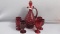 Fenton Art Glass ruby red Hobnail 8 pc. decanter set