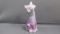 Fenton Art Glass purple mountain majesty Alley cat