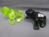 Fenton Art Glass 2 Frogs as shown