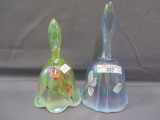 Fenton Art Glass 2 bells as shown