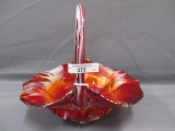 Fenton Art Glass Red slag 9