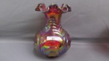 Fenton Art Glass Carnival Arc vase