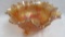 Fenton Carnival Glass mari Orange Tree fruit bowl