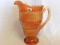 Fenton Carnival Glass mari Scale band water pitcher