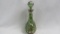 Imperial Carnival Glass green Imp Grape decanter