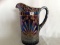 Contemporary Carnival Glass purple God in Home water pitcher