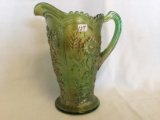 Imperial Carnival Glass Field Flower water pitcher