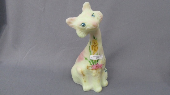 Fenton Alley Cat -  HP burmese w/ seahorse