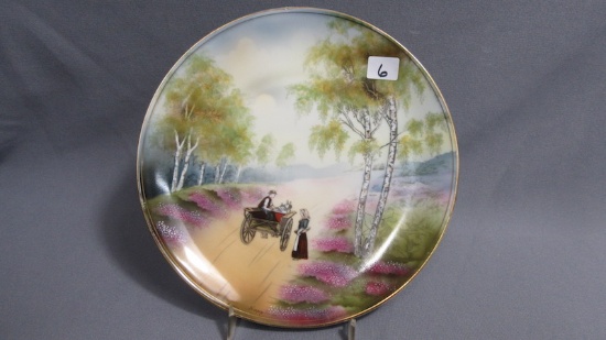 RS Germany 9" Man in Cart plate