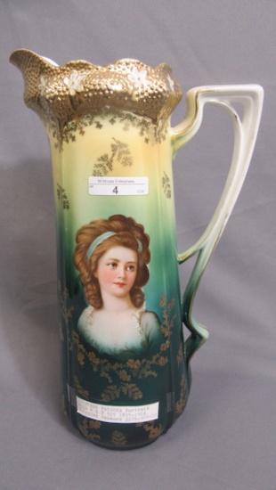 RS Prussia 13 1/2" Stipple mold Countess Potocka tankard