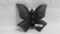 Fenton large butterfly candle holder