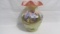 Fenton 4 seasons decorated vase- NICE
