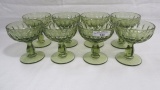 8 Fenton green thumbprint sherberts