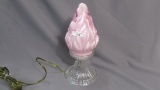 Fenton Flame lamp- Pink