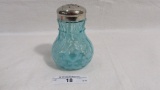 Northwood blue opal Spanish Lace salt shaker