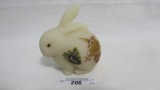 Fenton decorated rabbit as shown