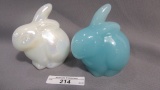 2 Fenton Rabbits as shown