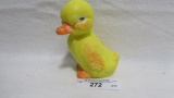 Fenton decorated duck- L Piper. CUTE!