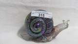 Fenton plum opal irid snail