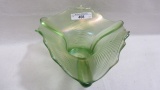 Nwood lime green Drapey candy dish- toe chip