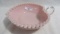 Fenton heart tray- pink