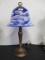 Fenton Blue decorated 21