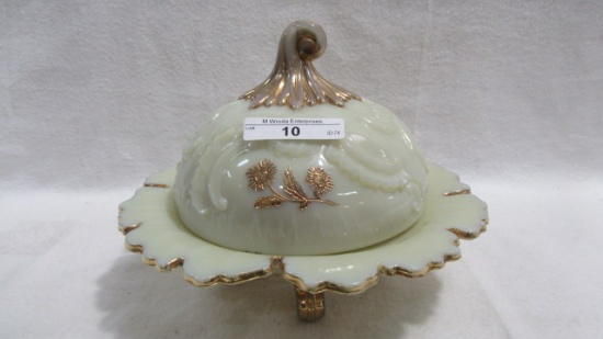 Northwood custard covered butterdish