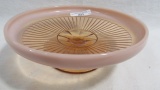 Fenton opalescent stemmed bowl