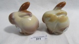 2 Fenton chocolate rabbits