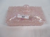Fenton Butterfly covered rect. box