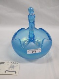 Fenton Celeste Blue Nymph with Bowl