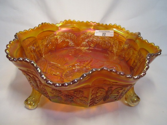 Fenton Mari Master Panther Bowl From Whitley Collection