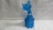 Fenton Blue Satin Alley Cat