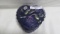 Fenton HP Purple Heart Trinket Box- Lauderman