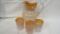 Victorian Amber Opal Water 3 pc set