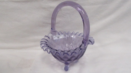 Fenton 8" Purple Basket