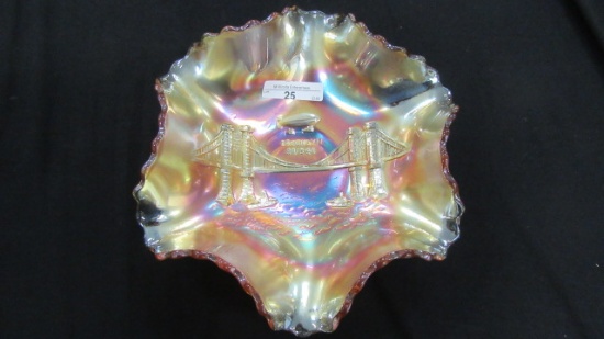 Dugan Dark Mari Brooklyn Bridge 6 Ruffle Bowl