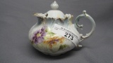 Early Years floral mustard pot w/spoon