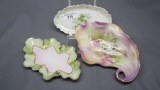 3 UM RSP floral pin trays including Red Marked Lily of the Valley